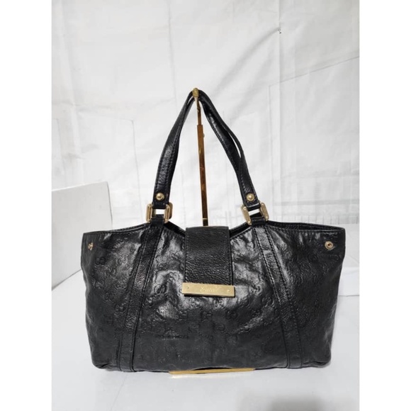 Authentic Gucci GG Signature New Ladies Shoulder Bag Black - Picture 1 of 16